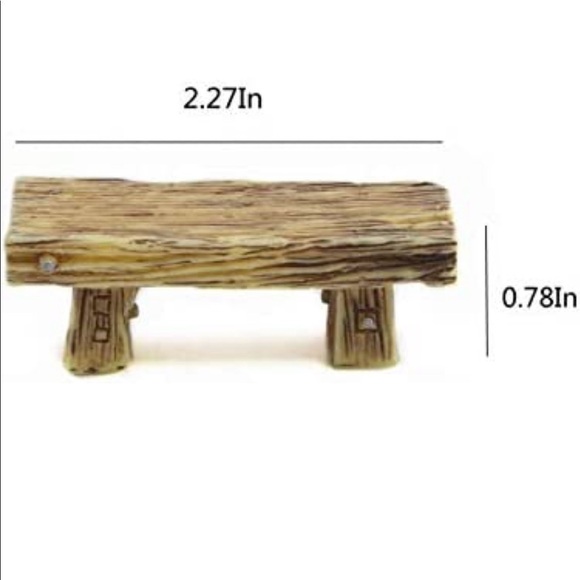 Mini Plant/Zen Garden Decorative Benches- Set Of 3 - Picture 2 of 5